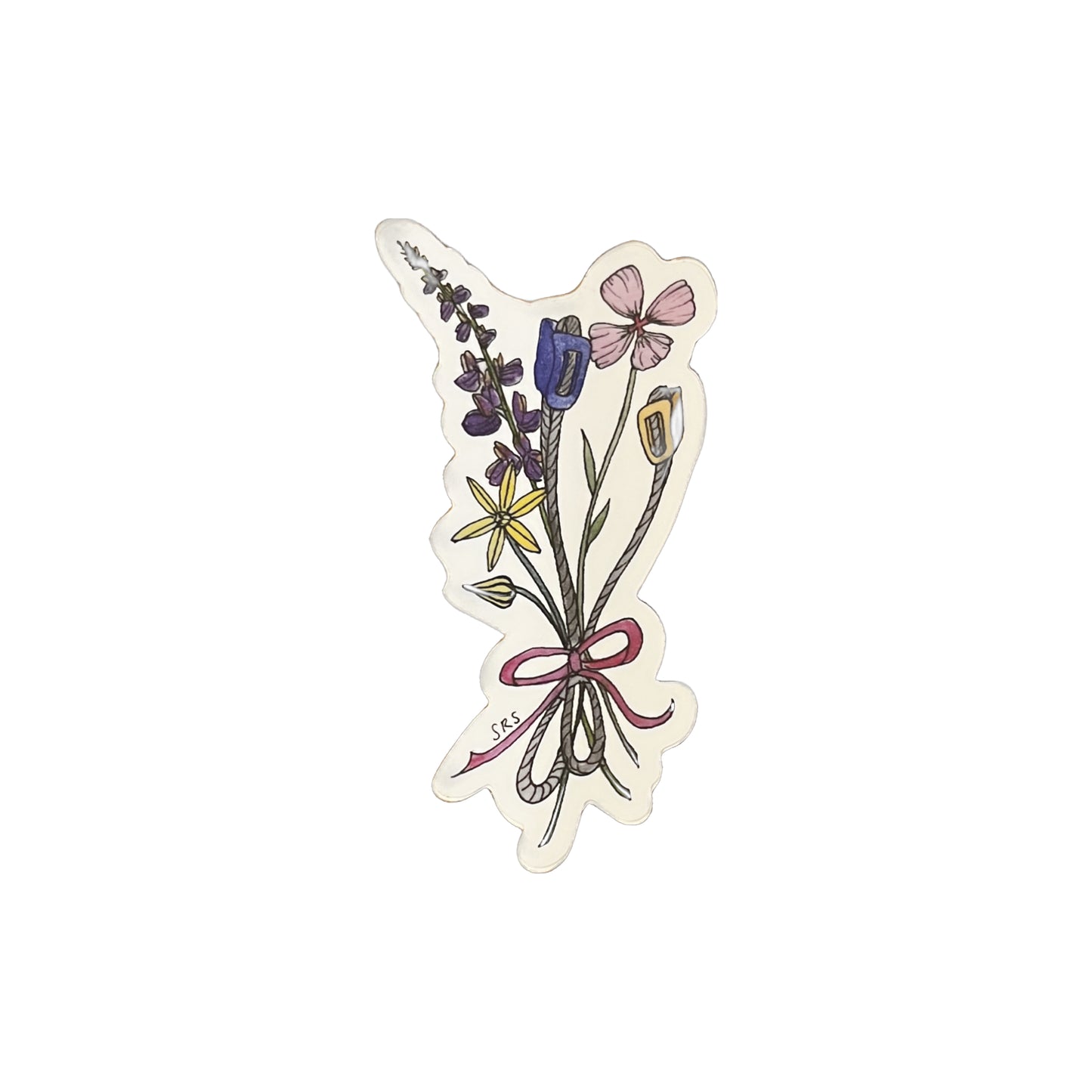 Climbing Nuts Wildflower Sticker