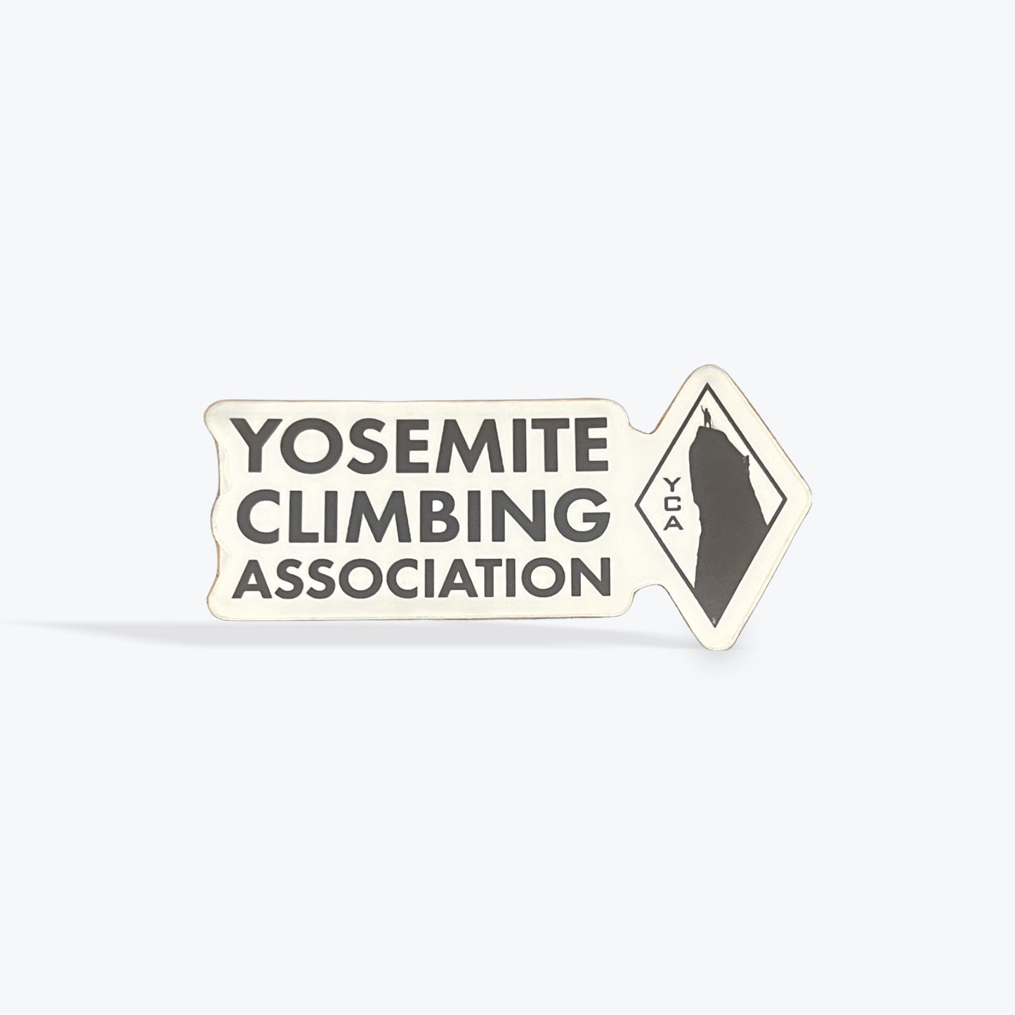 White Yosemite Climbing Association Sticker