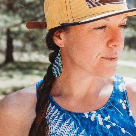 Sierra Sown — Cyanotype Earrings