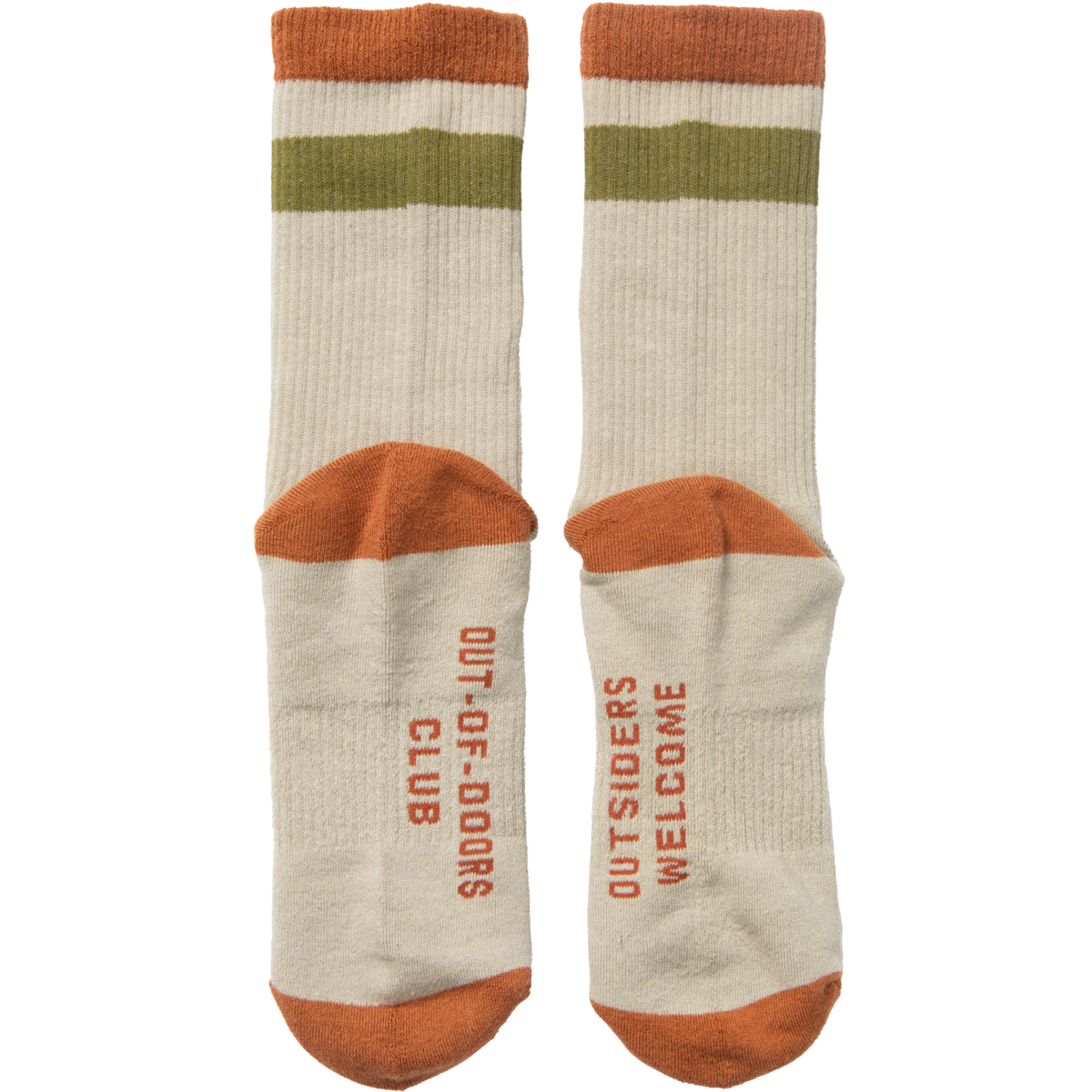 Out-of-Doors Club Sock: L/XL, Olive