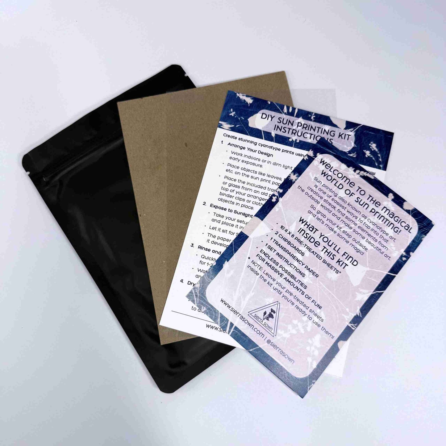 Sierra Sown — DIY Sun Printing Kit