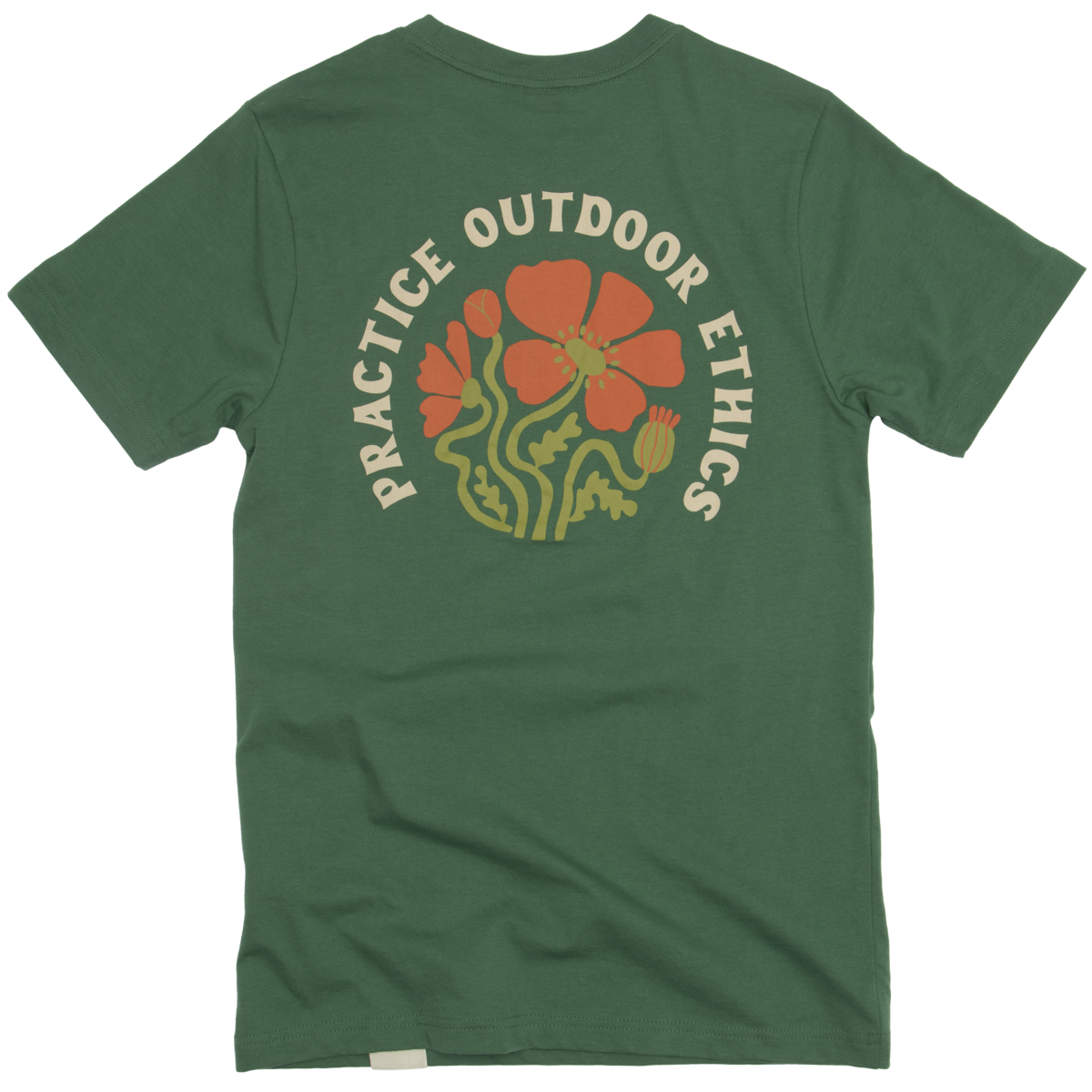 Leave No Trace Tee: XS, Palm Leaf