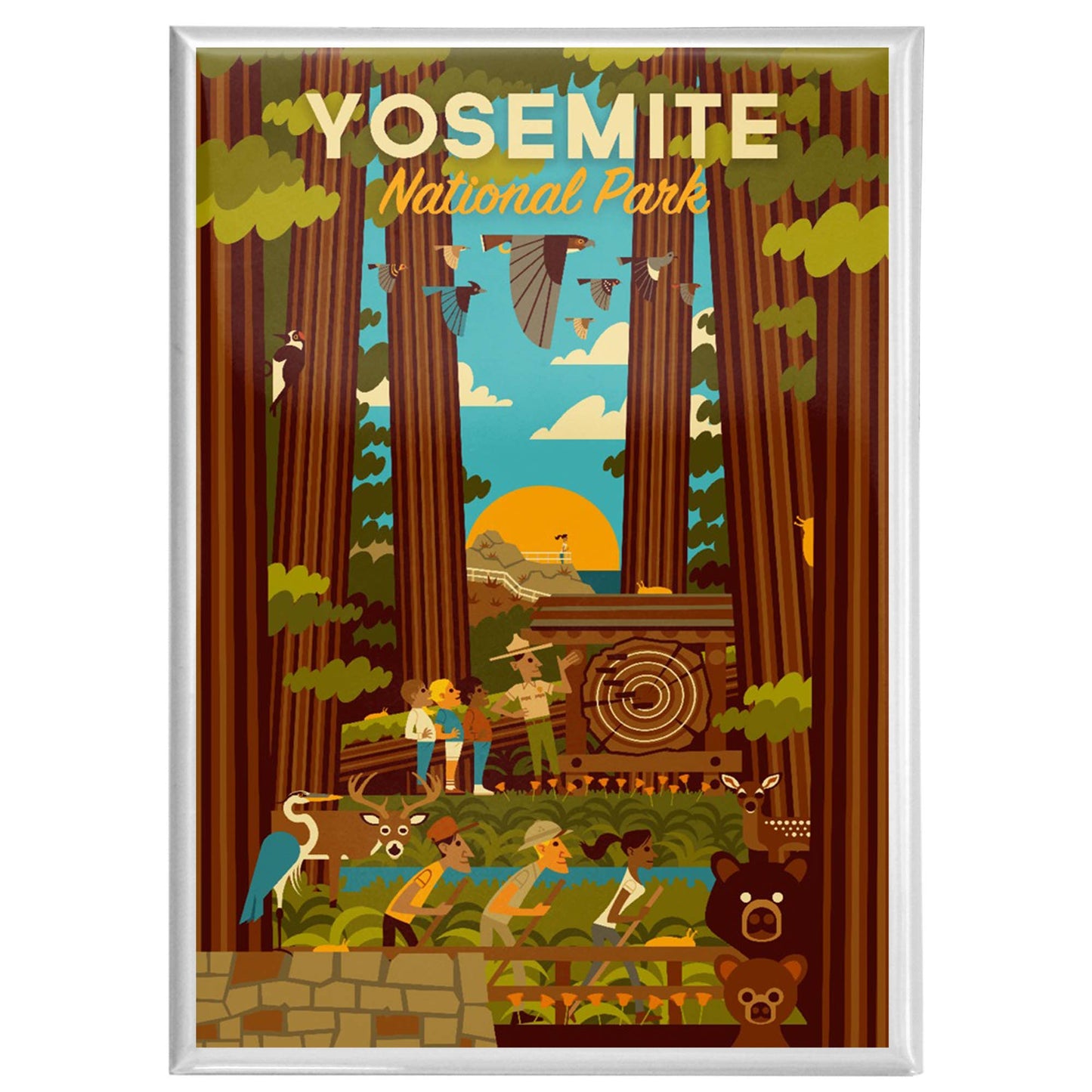 MAGNET Yosemite National Park Geometric 2