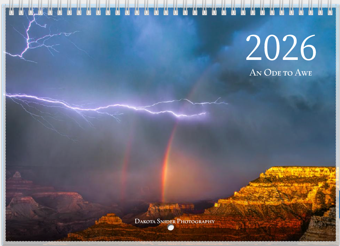 2026 An Ode To Awe Calendar by Dakota Snider Photography