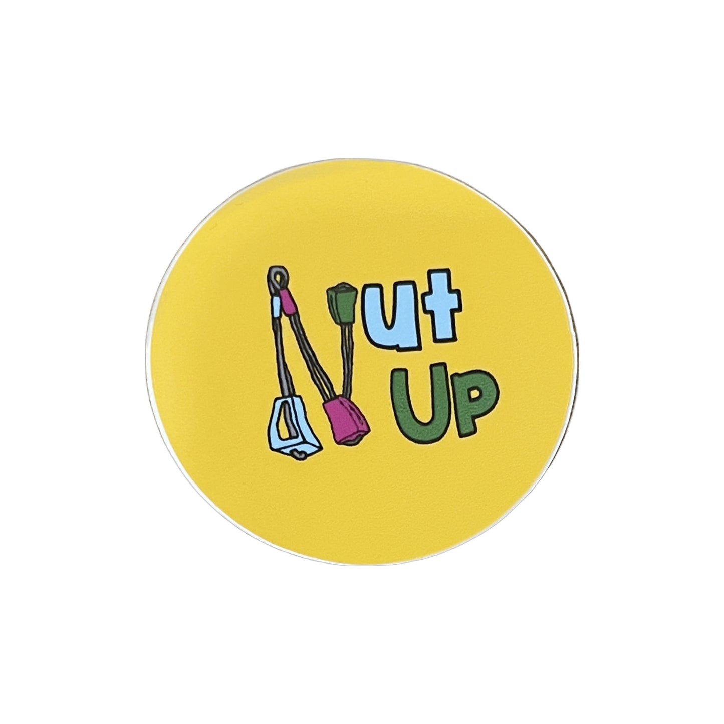 Nut Up Sticker