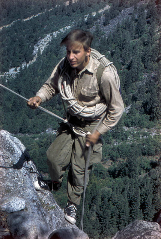 Royal Robbins on Lower Spire 1952 | Photo Print